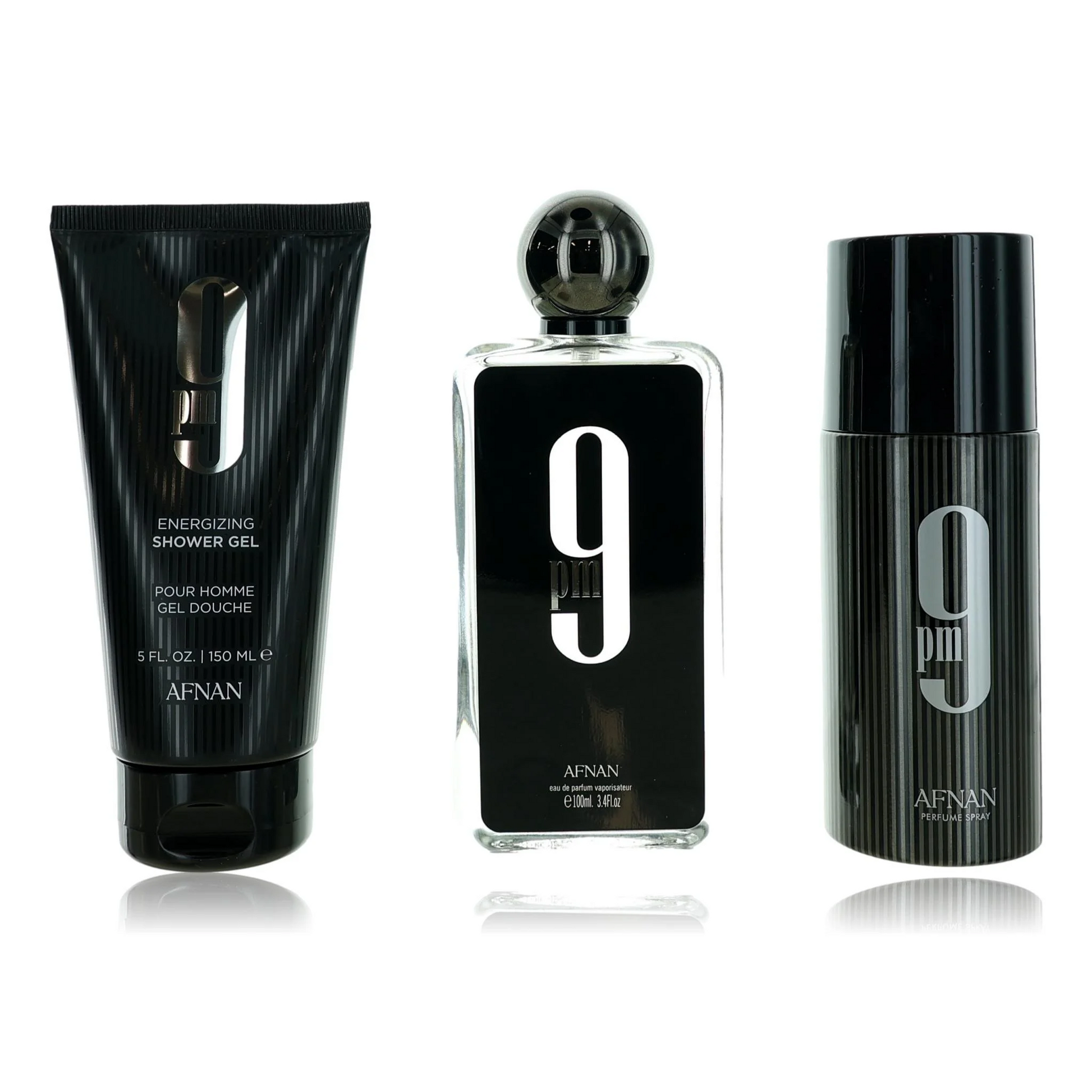 9AM Black 3 Piece Gift Set Click to open in modal