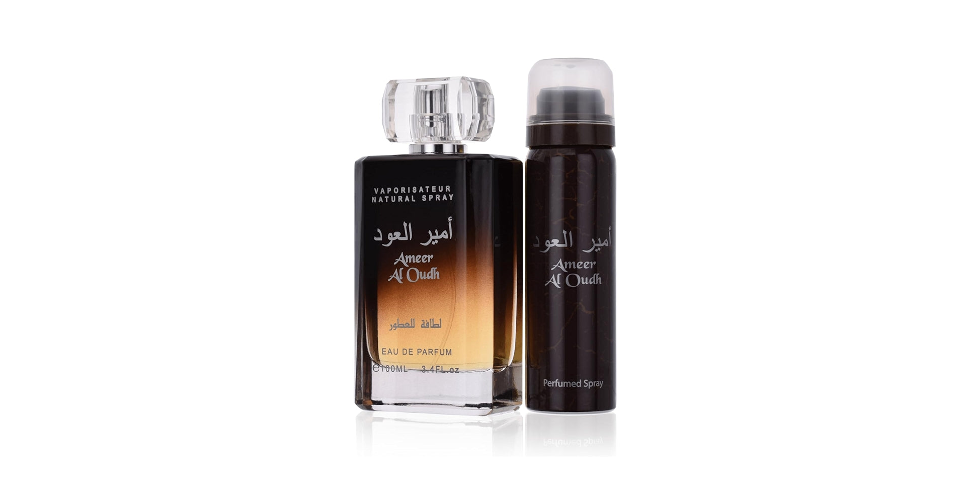 Ameer Al Oud Gift Set Eau de Parfum 3.4 oz. and Deodorant Spray 1.7 oz Click to open in modal