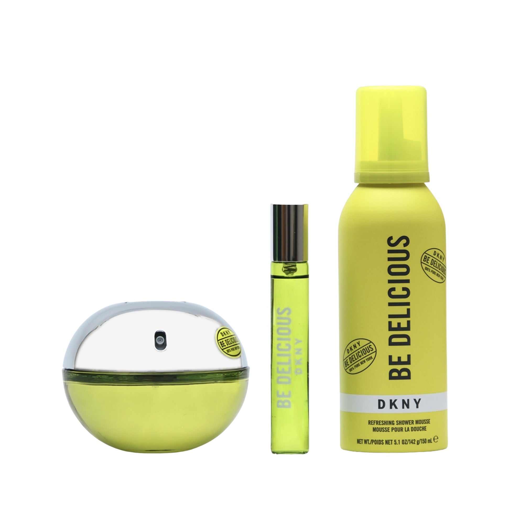 Be Delicious 3-Piece Gift Set Eau de Parfum 3.4 oz., Shower Mousse 5.1 oz., Eau de Parfum Mini 0.15 oz. Click to open in modal