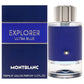Explorer Ultra Blue Eau De Parfum Spray for Men by Mont Banc 3.3 oz.