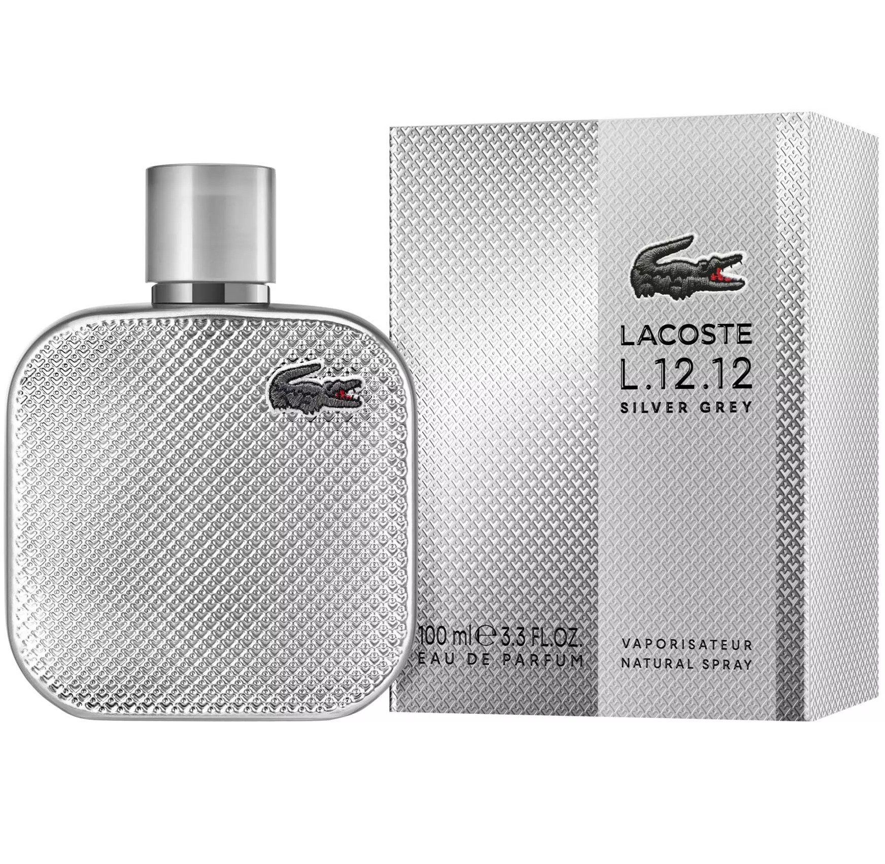 L.12.12. Silver Grey Eau de Parfum 3.4 oz. Click to open in modal