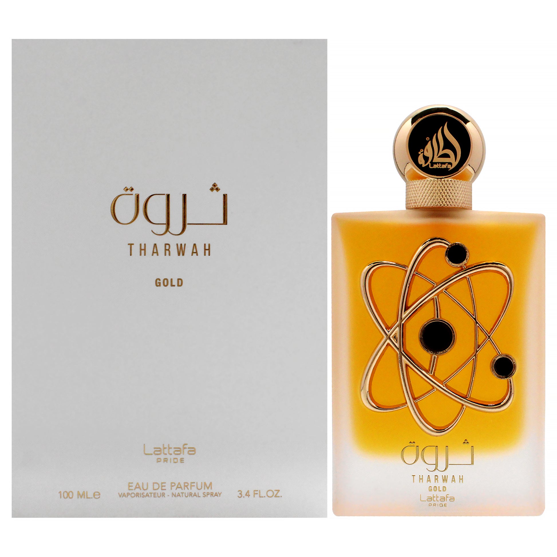 Pride Tharwah Gold Eau de Parfum 3.4 oz. Click to open in modal