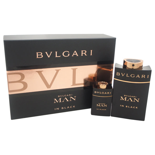 Bvlgari Man In Black by Bvlgari for Men - 2 Pc Gift Set Click to open in modal