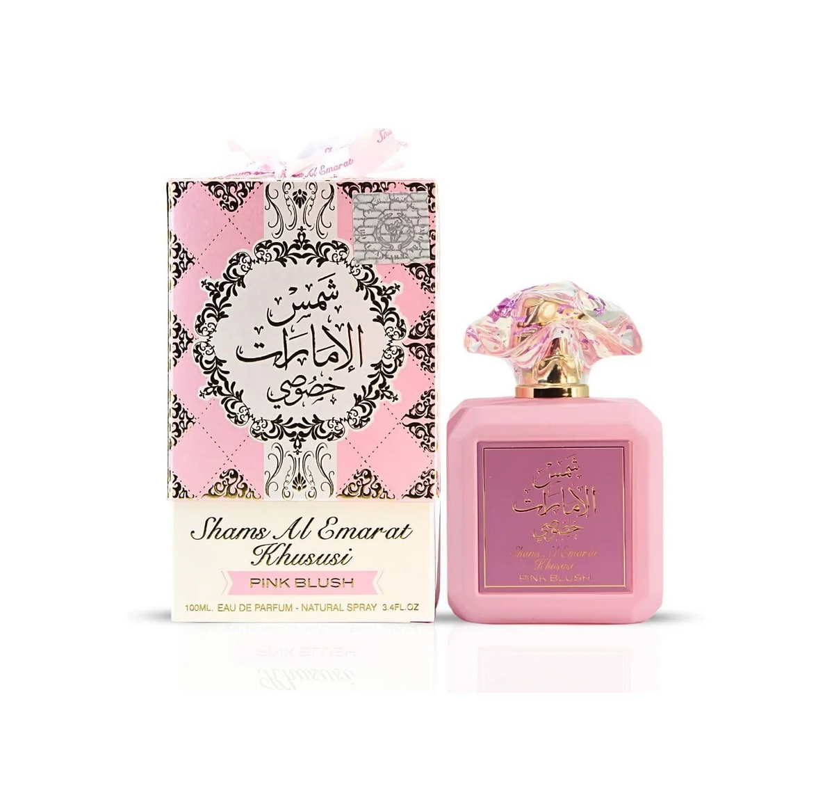 Pink Blush Shams Al Emarat Khususi Eau de Parfum 3.4 oz. Click to open in modal