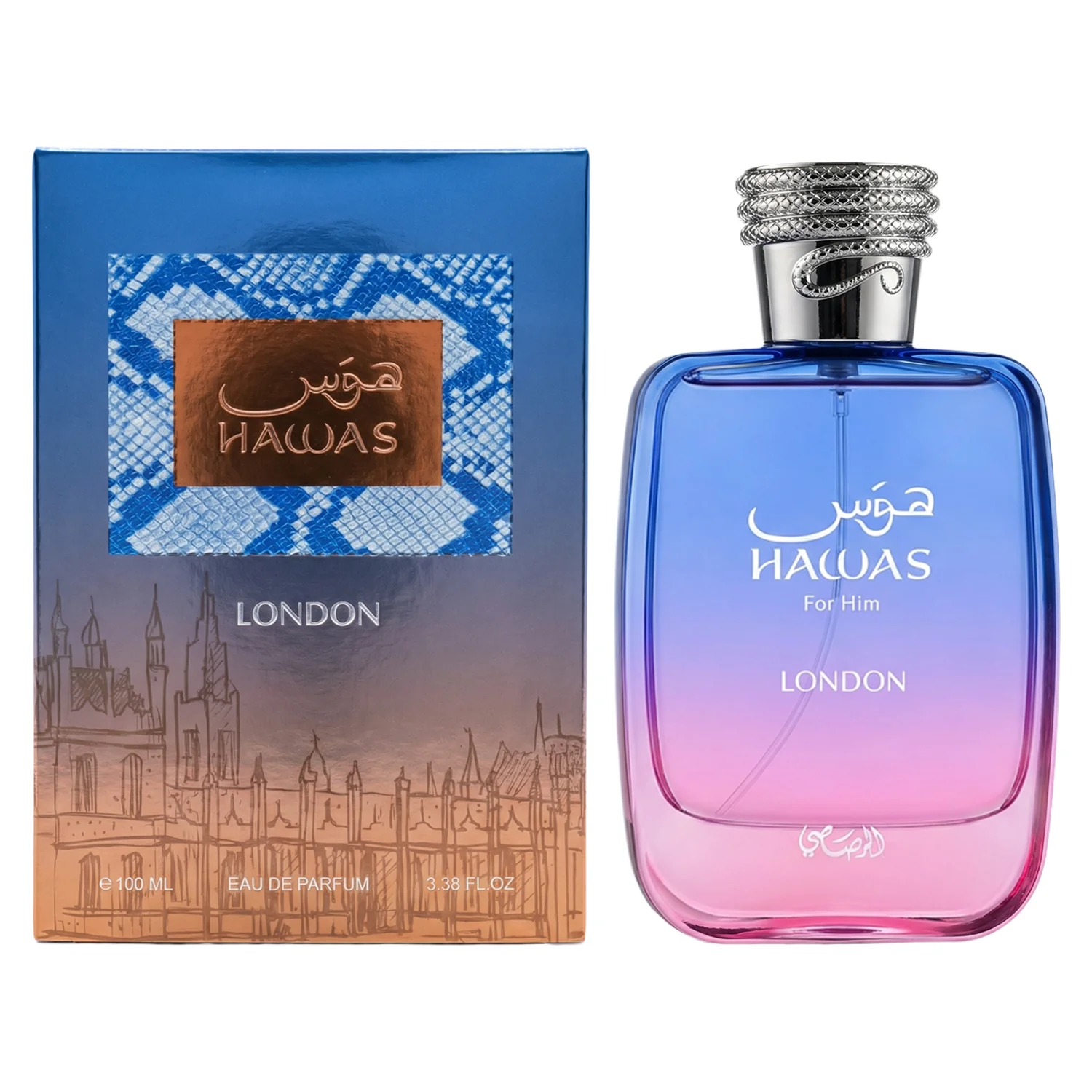 Hawas London Eau de Parfum 3.4 oz. Click to open in modal