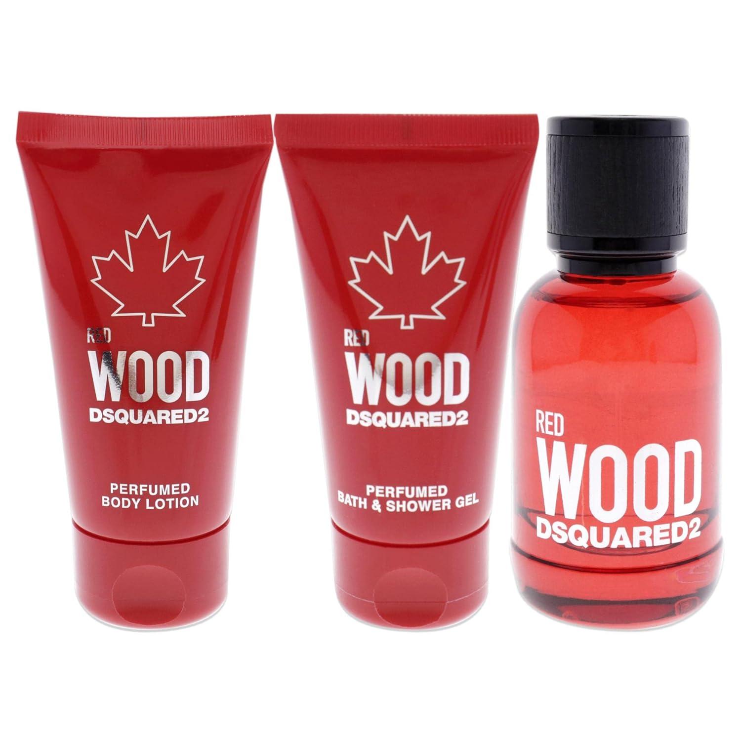 Red Wood 3 Piece Gift Set Click to open in modal