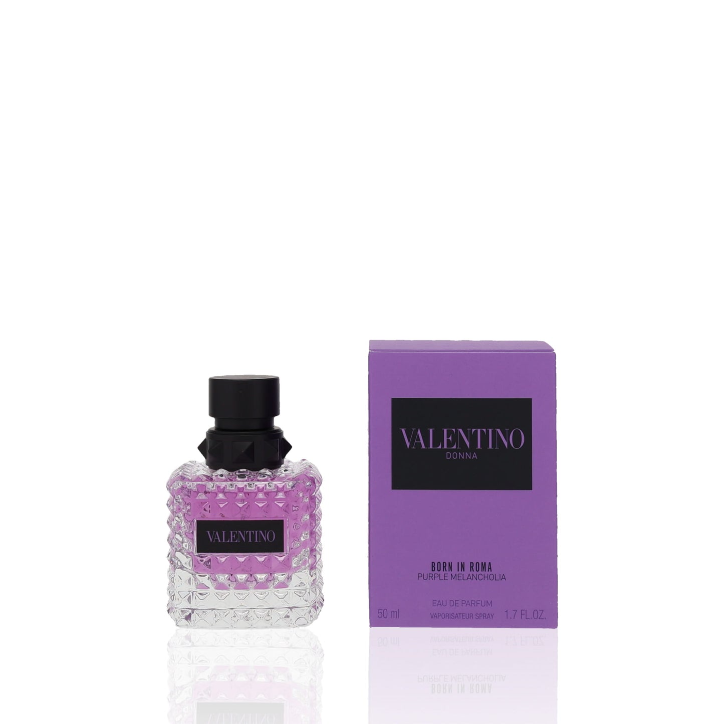 Donna Born in Roma Purple Melancholia Eau de Parfum 1.7 oz. box Click to open in modal