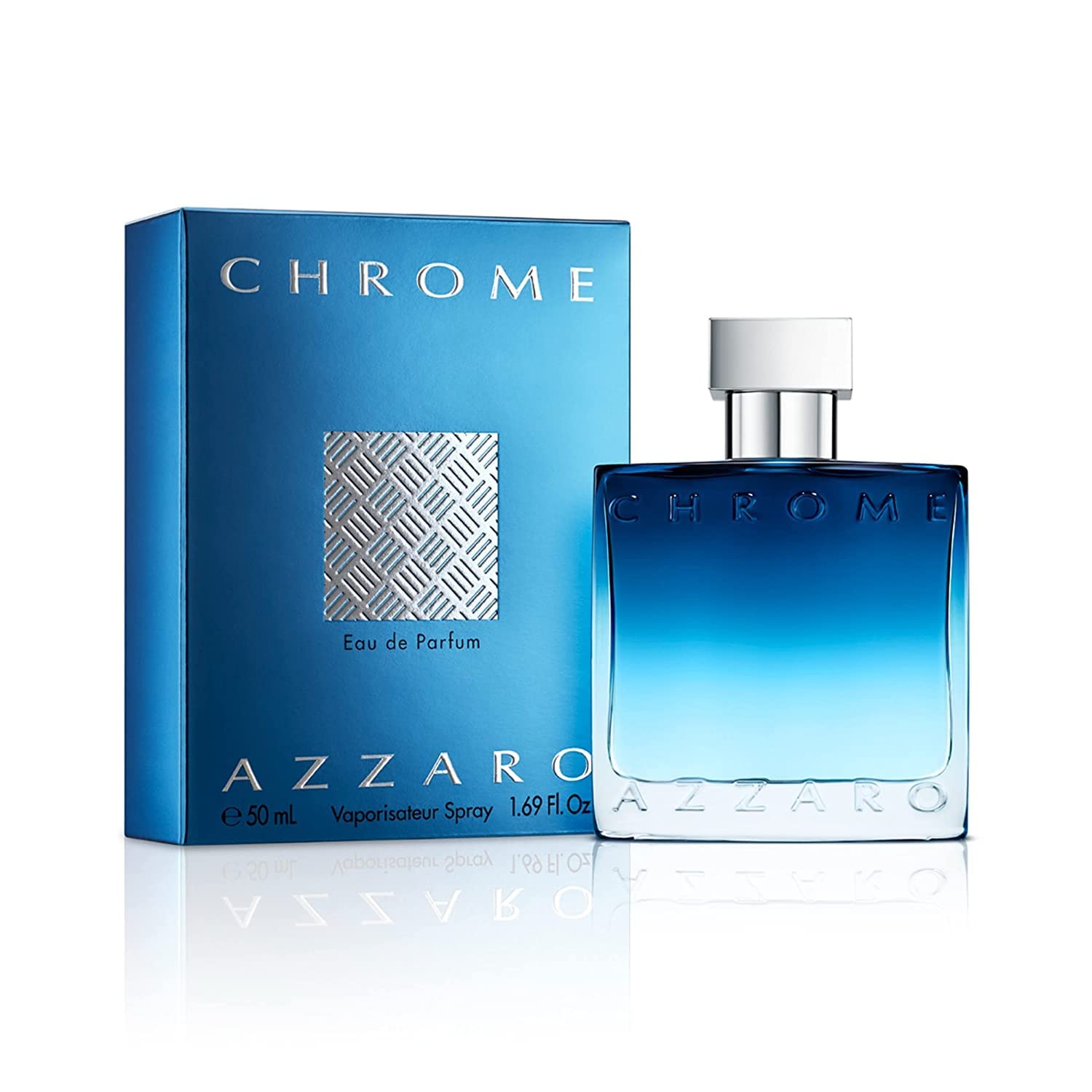 Chrome Eau De Parfum Spray for Men by Azzaro Click to open in modal