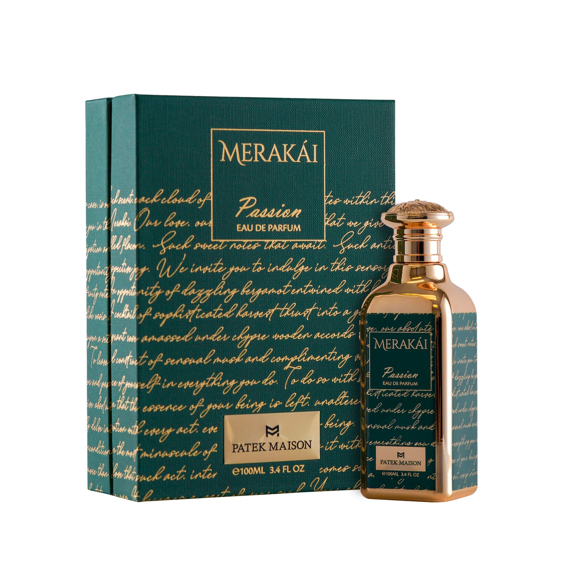 Merakai Passion Eau De Parfum Spray for Men and Women by Patek Maison 3.4 oz. Click to open in modal