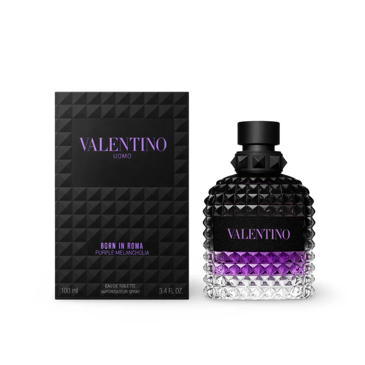 Uomo Born in Roma Purple Melancholia Eau de Toilette 3.4 oz. Click to open in modal