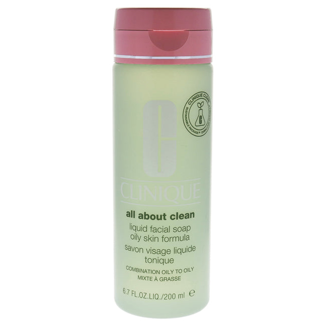 Liquid Facial Soap Oily Skin Formula by Clinique for Unisex - 6.7 oz Soap Click to open in modal