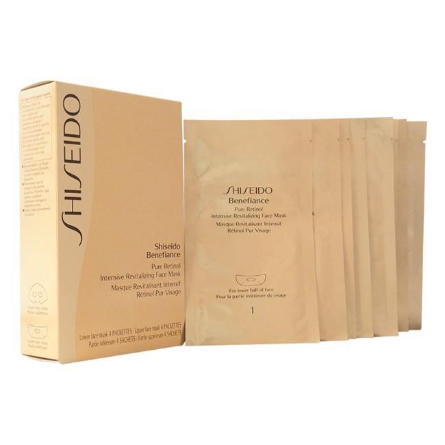 Benefiance Pure Retinol Intensive Revitalizing Face Mask by Shiseido for Unisex - 4 Pairs Mask Click to open in modal