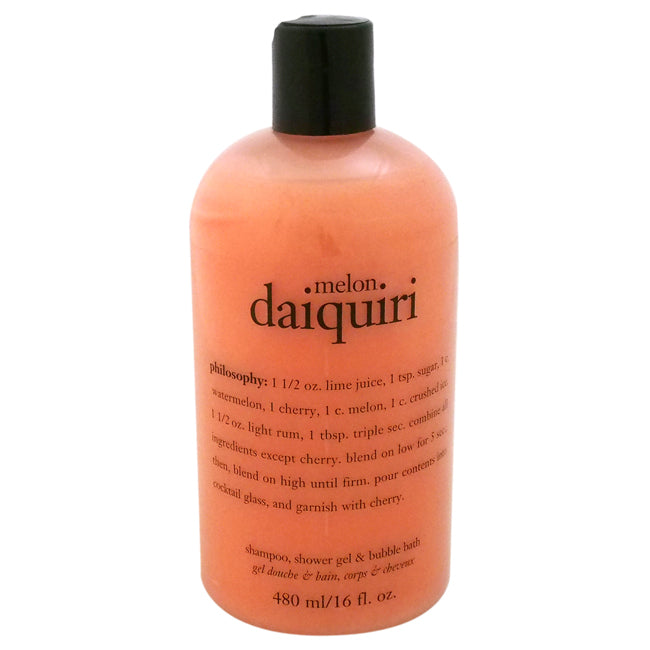 Melon Daiquiri Shampoo, Bath & Shower Gel by Philosophy for Unisex - 16 oz Shower Gel Click to open in modal