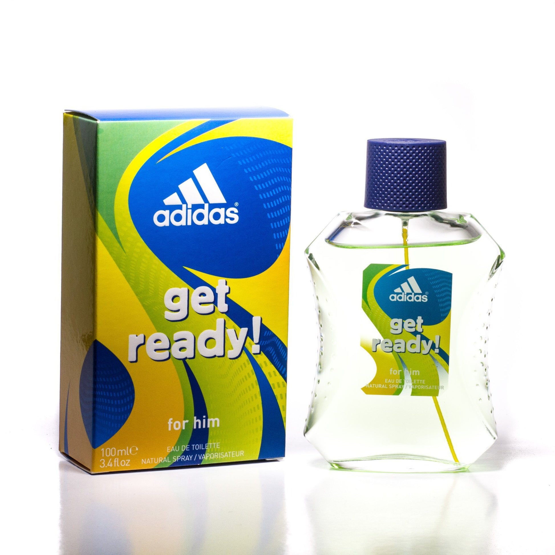 Get Ready Eau de Toilette Spray for Men by Adidas 3.4 oz. Click to open in modal