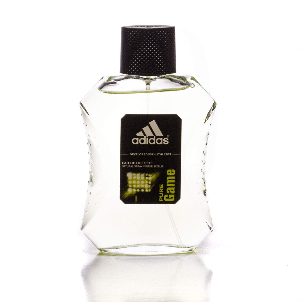 adidas Eau de Toilette Spray for Men, Pure Game, 3.4 Fluid Ounce