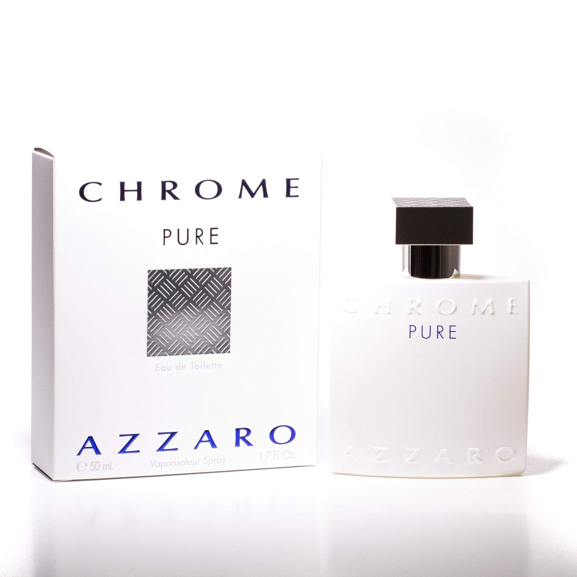 Chrome Pure Eau de Toilette Spray for Men by Azzaro 1.7 oz. Click to open in modal