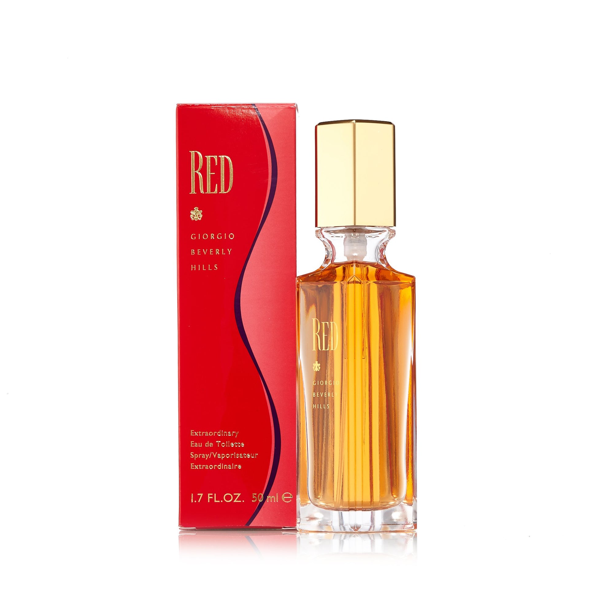 Red Giorgio Eau de Toilette Spray for Women by Beverly Hills 1.7 oz. Click to open in modal