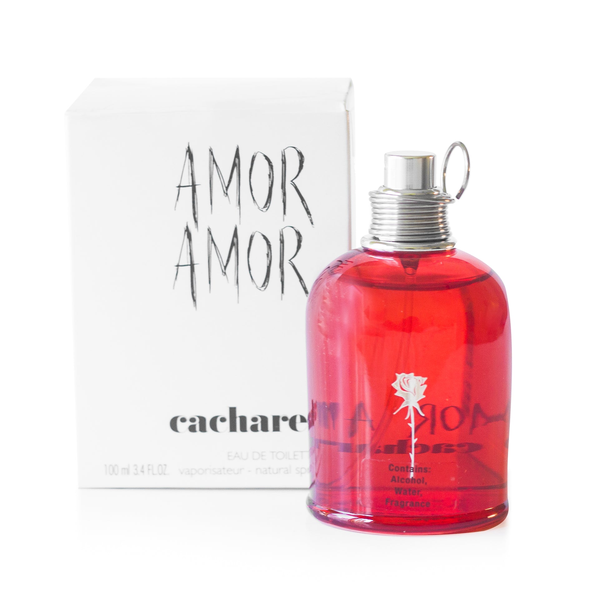 Amor Amor Eau de Toilette Spray for Women by Cacharel 3.4 oz. Tester Click to open in modal