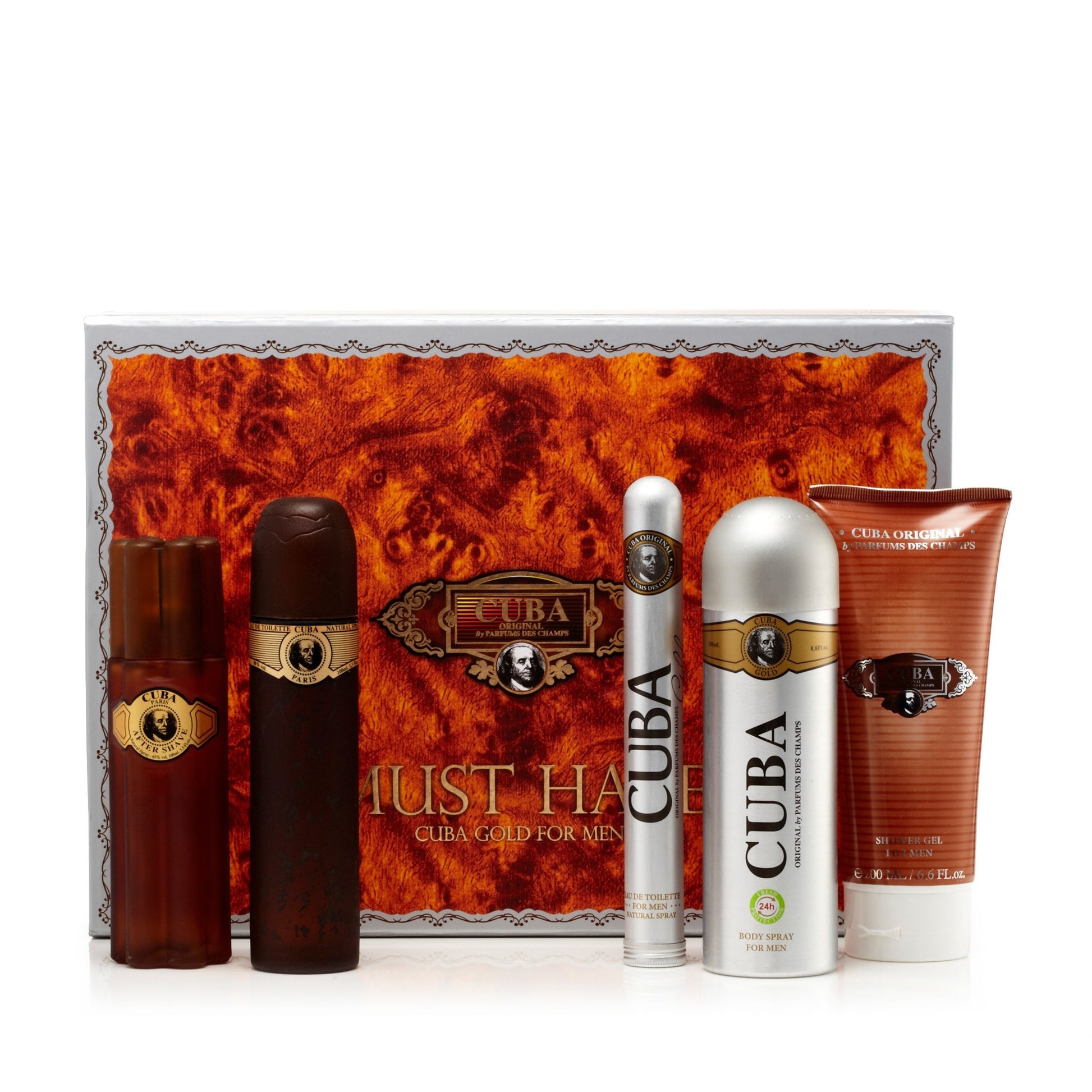 Must Have Gold Gift Set for Men by Cuba 3.3 oz. Click to open in modal