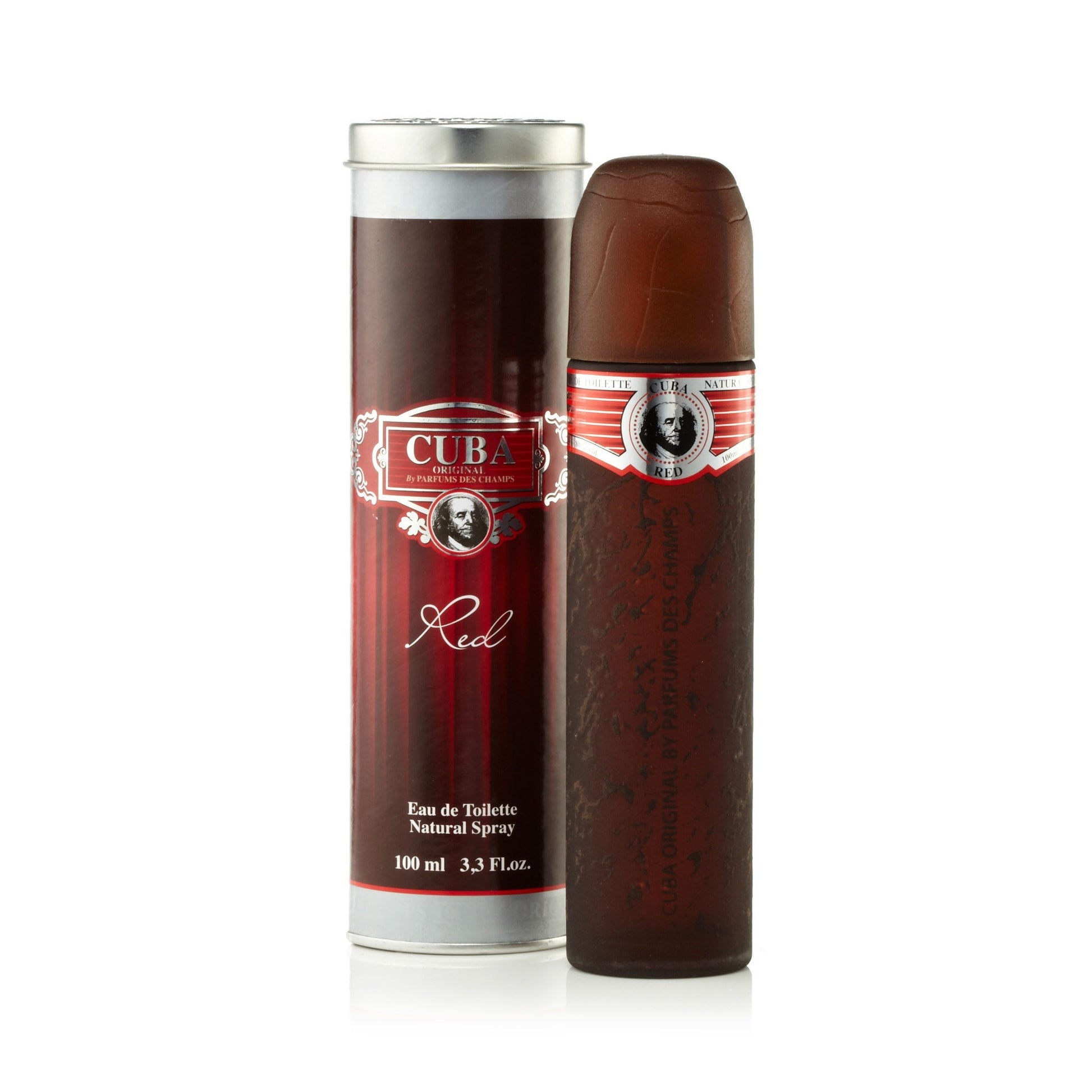 Red Eau de Toilette Spray for Men by Cuba 3.3 oz. Click to open in modal