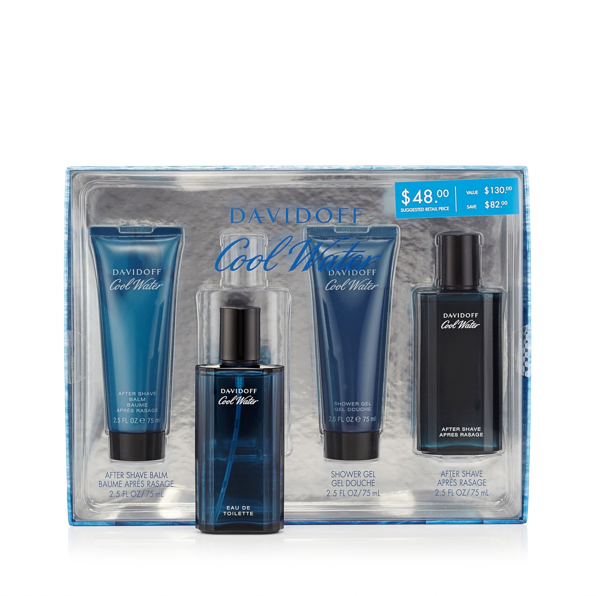 Cool Water Gift Set for Men by Davidoff 2.5 oz. Click to open in modal