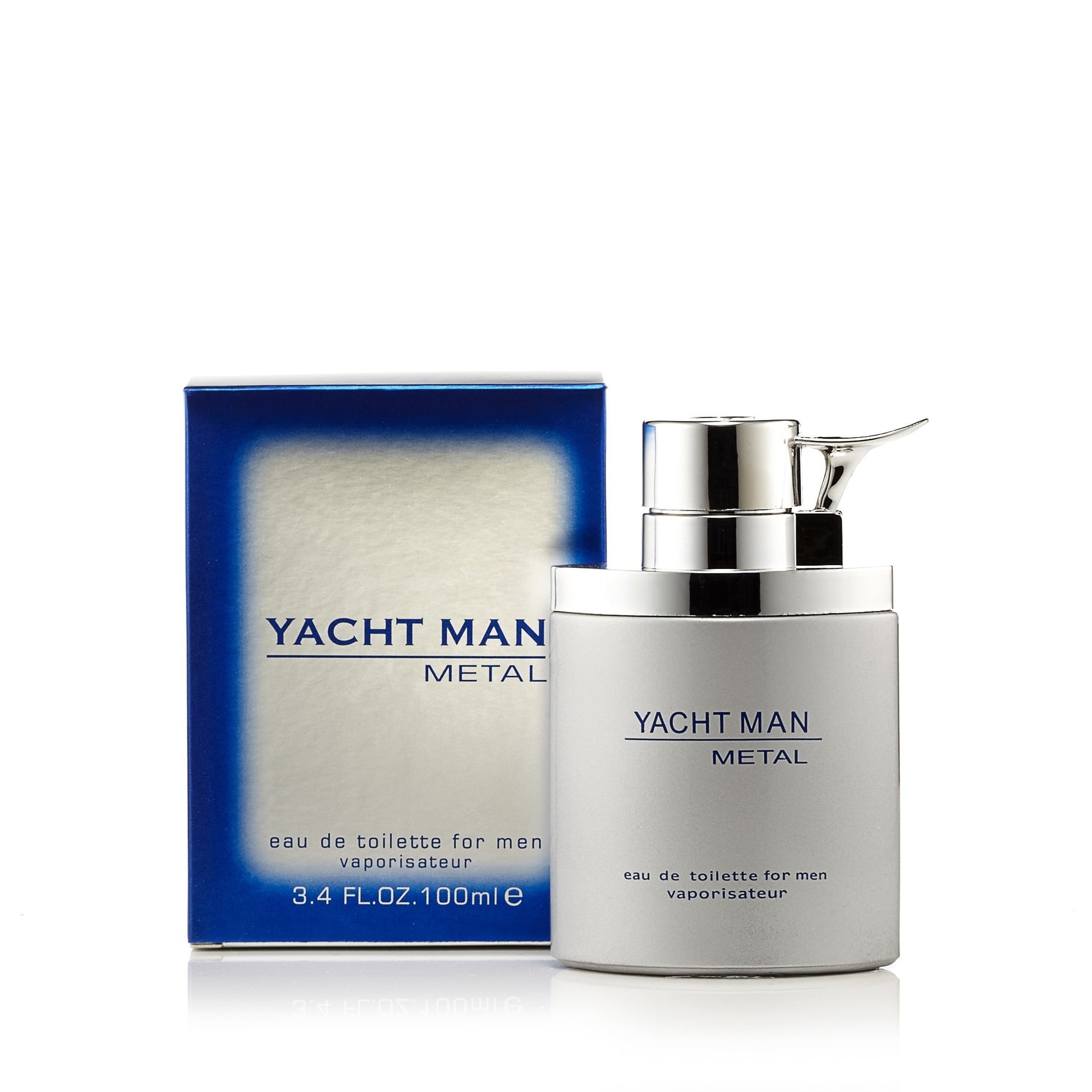 Yacht Man Metal Eau de Toilette Spray for Men 3.4 oz. Click to open in modal