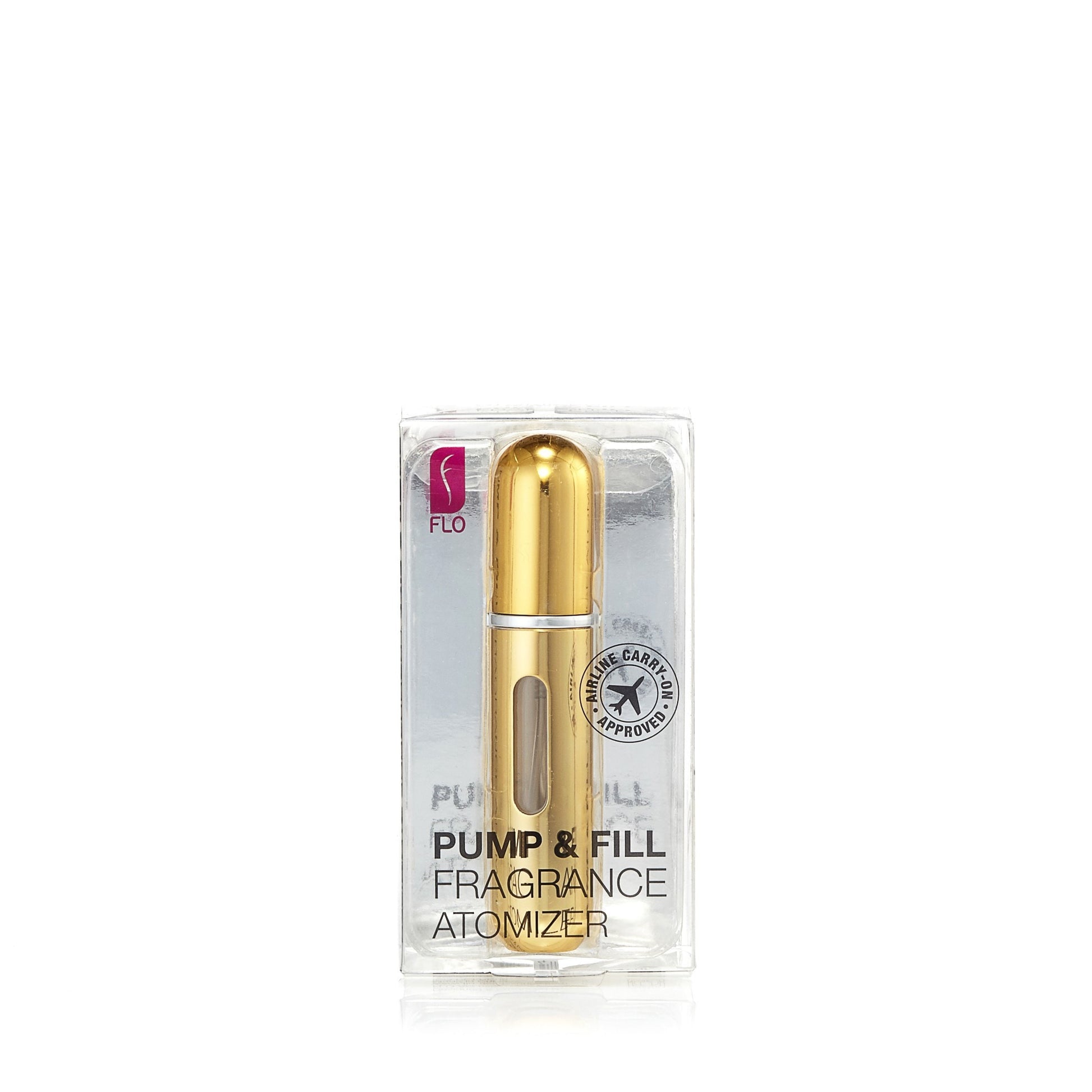 Pump and Fill Fragrance Atomizer by Flo Gold Click to open in modal