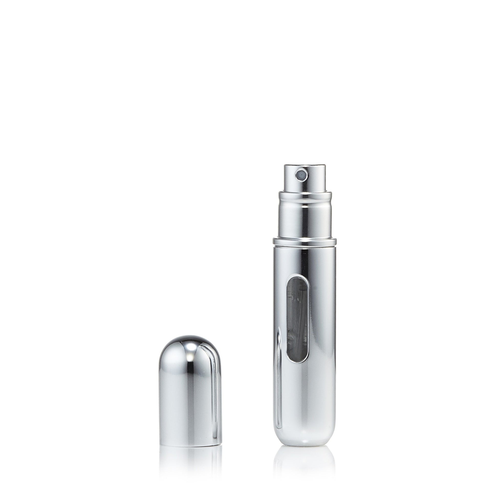 Pump and Fill Fragrance Atomizer by Flo Silver Click to open in modal