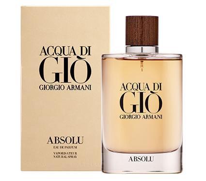 Acqua Di Gio Absolu Eau de Parfum Spray for Men by Giorgio Armani 1.35 oz. Click to open in modal