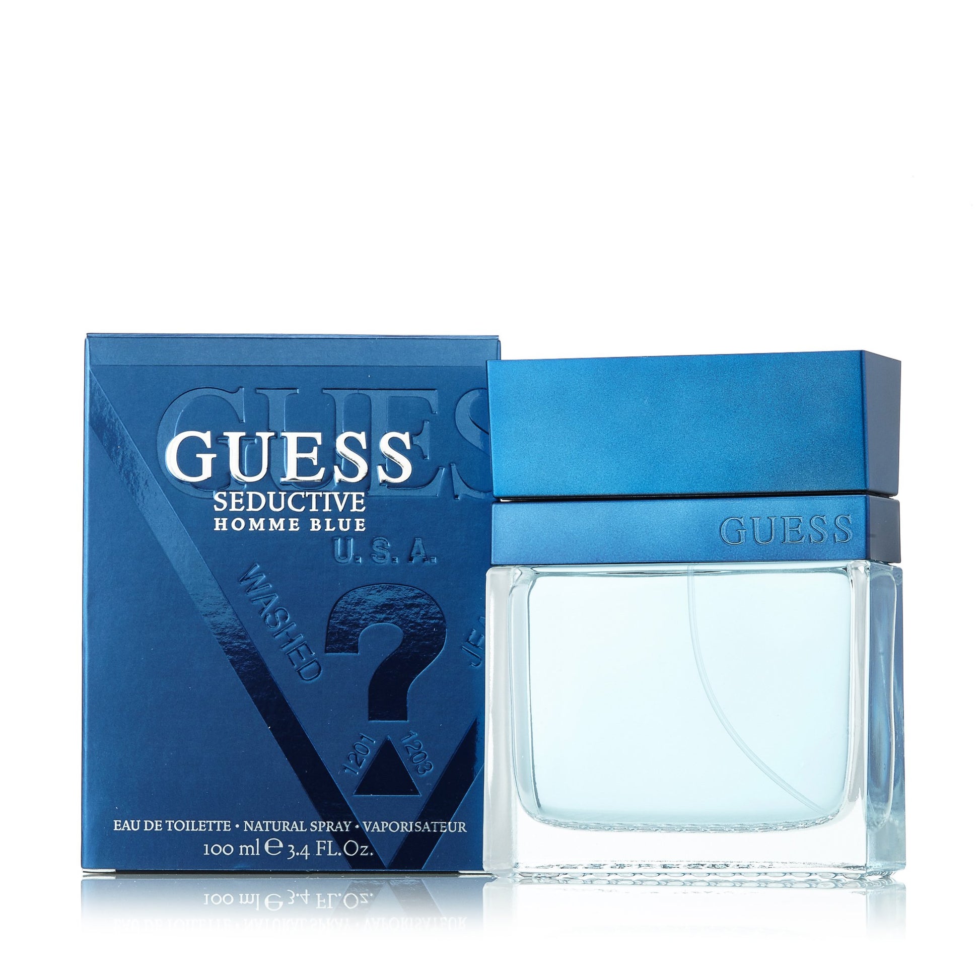 Seductive Homme Blue Eau de Toilette Spray for Men by Guess 3.4 oz. Click to open in modal