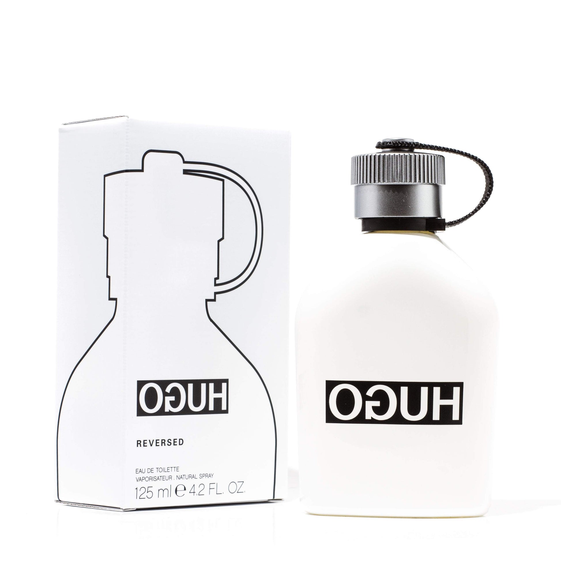 Hugo Reversed Eau de Toilette Spray for Men by Hugo Boss 4.2 oz. Click to open in modal