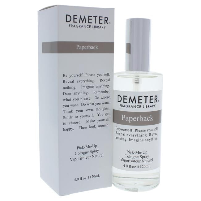 PAPERBACK BY DEMETER FOR UNISEX - COLOGNE SPRAY 4 oz. Click to open in modal