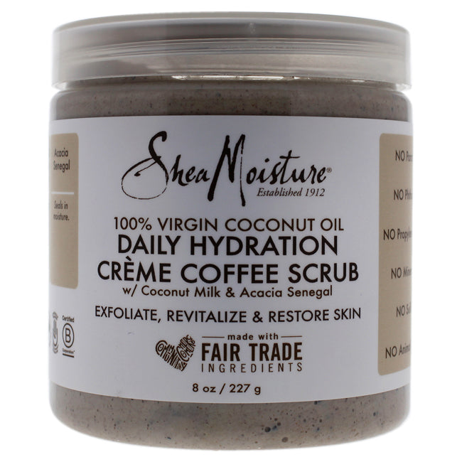 100 Percent Virgin Coconut Oil Daily Hydration Creme Coffee Scrub by Shea Moisture for Unisex - 8 oz Scrub Click to open in modal