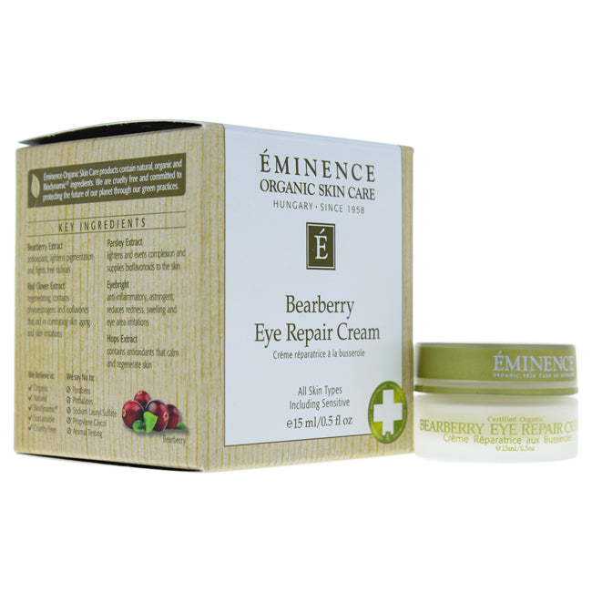Bearberry Eye Repair Cream by Eminence for Unisex - 0.5 oz Cream Click to open in modal