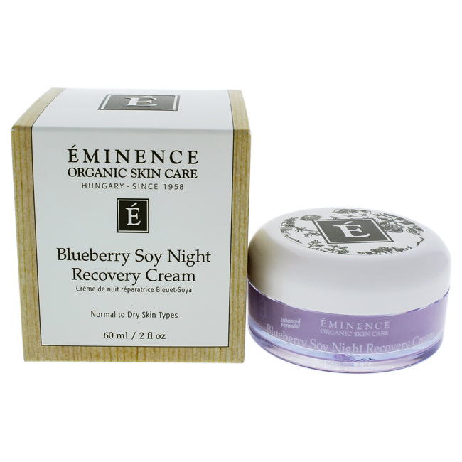 Blueberry Soy Night Recovery Cream by Eminence for Unisex - 2 oz Cream Click to open in modal