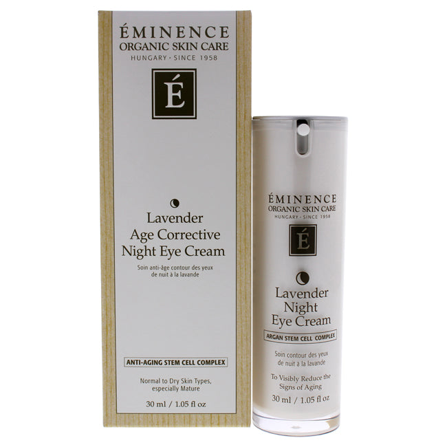 Lavender Age Corrective Night Eye Cream by Eminence for Unisex - 1.05 oz Cream Click to open in modal
