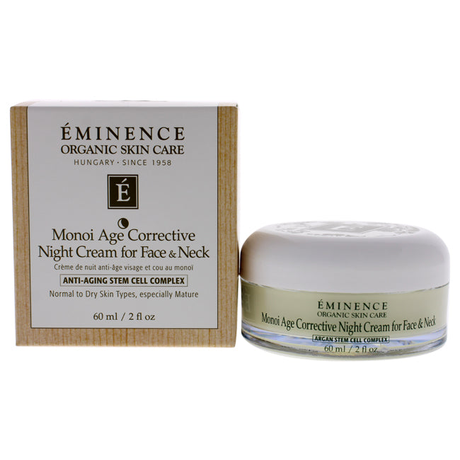 Monoi Age Corrective Night Cream for Face and Neck by Eminence for Unisex - 2 oz Cream Click to open in modal