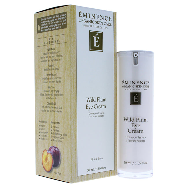 Wild Plum Eye Cream by Eminence for Unisex - 1.05 oz Cream Click to open in modal