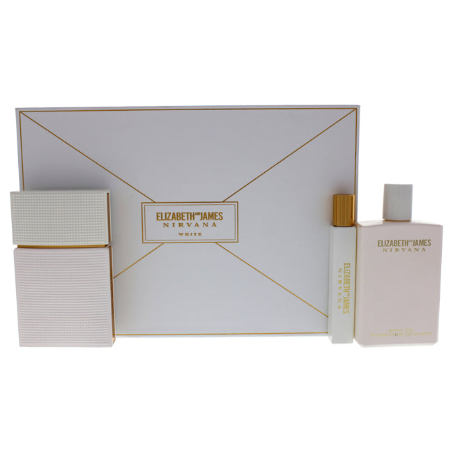Nirvana White by Elizabeth and James for Women - 3 Pc Gift Set Click to open in modal