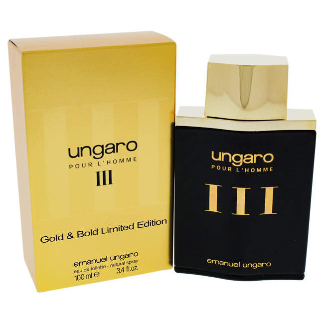 Ungaro III Gold and Bold by Emanuel Ungaro for Men - Limited Edition) Click to open in modal
