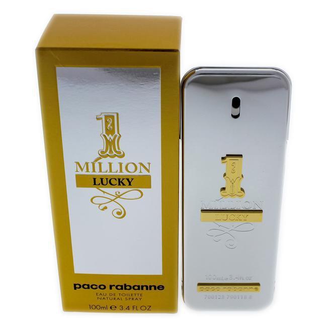 1 Million Lucky For Men By Paco Rabanne Eau de Toilette Spray 3.4 oz. Click to open in modal