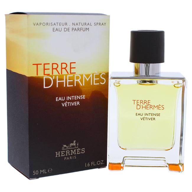 Terre DHermes Eau Intense Vetiver by Hermes for Men - Eau de Parfum Spray 1.6 oz. Click to open in modal