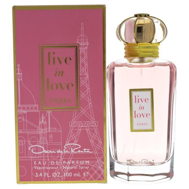 LIVE IN LOVE PARIS BY OSCAR DE LA RENTA FOR WOMEN - Eau De Parfum SPRAY 3.4 oz. Click to open in modal