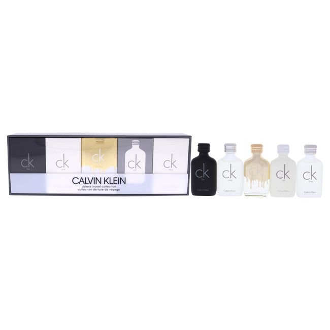 Calvin Klein Deluxe Travel Collection by Calvin Klein for Unisex - 5 Pc Gift Set  Click to open in modal