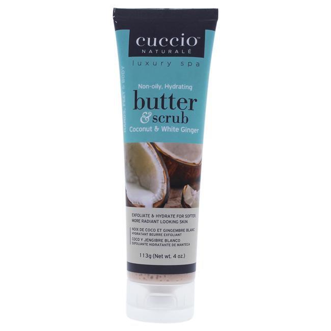 Butter and Scrub - Coconut and White Ginger by Cuccio for Unisex - 4 oz Scrub Click to open in modal