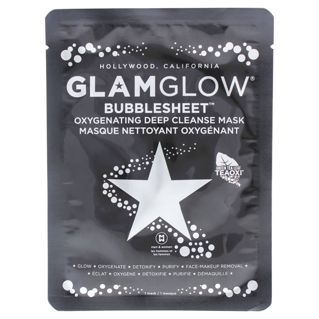 Bubblesheet Oxygenating Deep Cleanse Mask by Glamglow for Women - 1 Pc Mask Click to open in modal