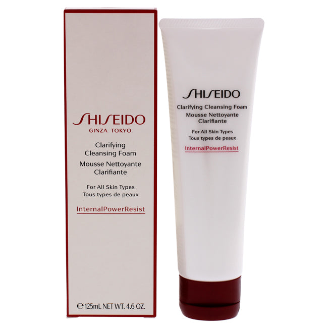 Clarifying Cleansing Foam by Shiseido for Unisex - 4.6 oz Cleanser Click to open in modal