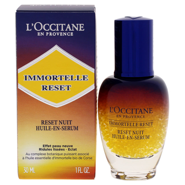 Immortelle Reset Overnight Reset Oil-In Serum by LOccitane for Women - 1 oz Serum Click to open in modal