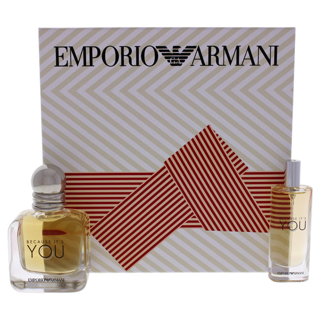 Because It Is You by Emporio Armani for Women - 2 Pc Gift Set Click to open in modal