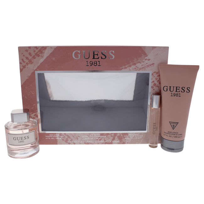 Guess 1981 by Guess for Women - 3 Pc Gift Set Click to open in modal